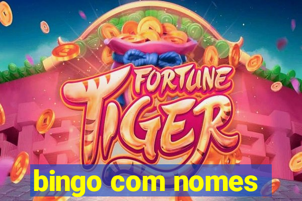 bingo com nomes